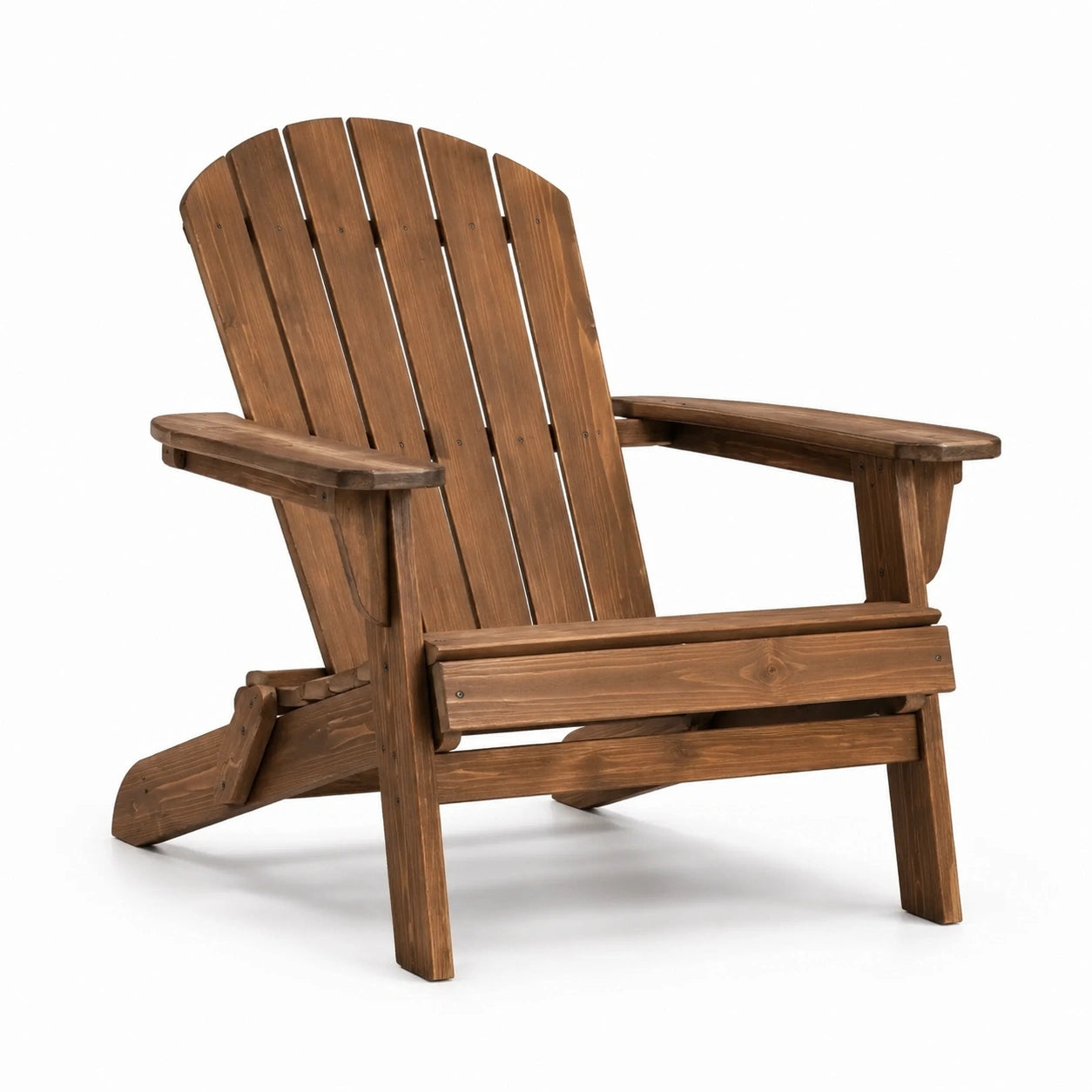 Sedia Adirondack in legno marrone 90x75x88 cm